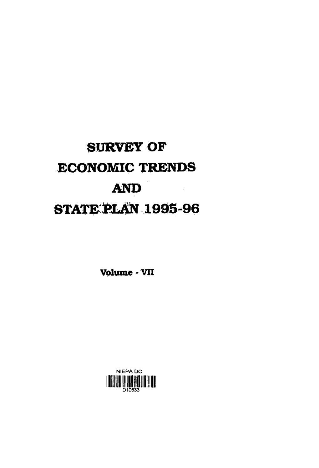 ECONOMIC TRENDS Itfld STATE::!Ftlan 19S@-96