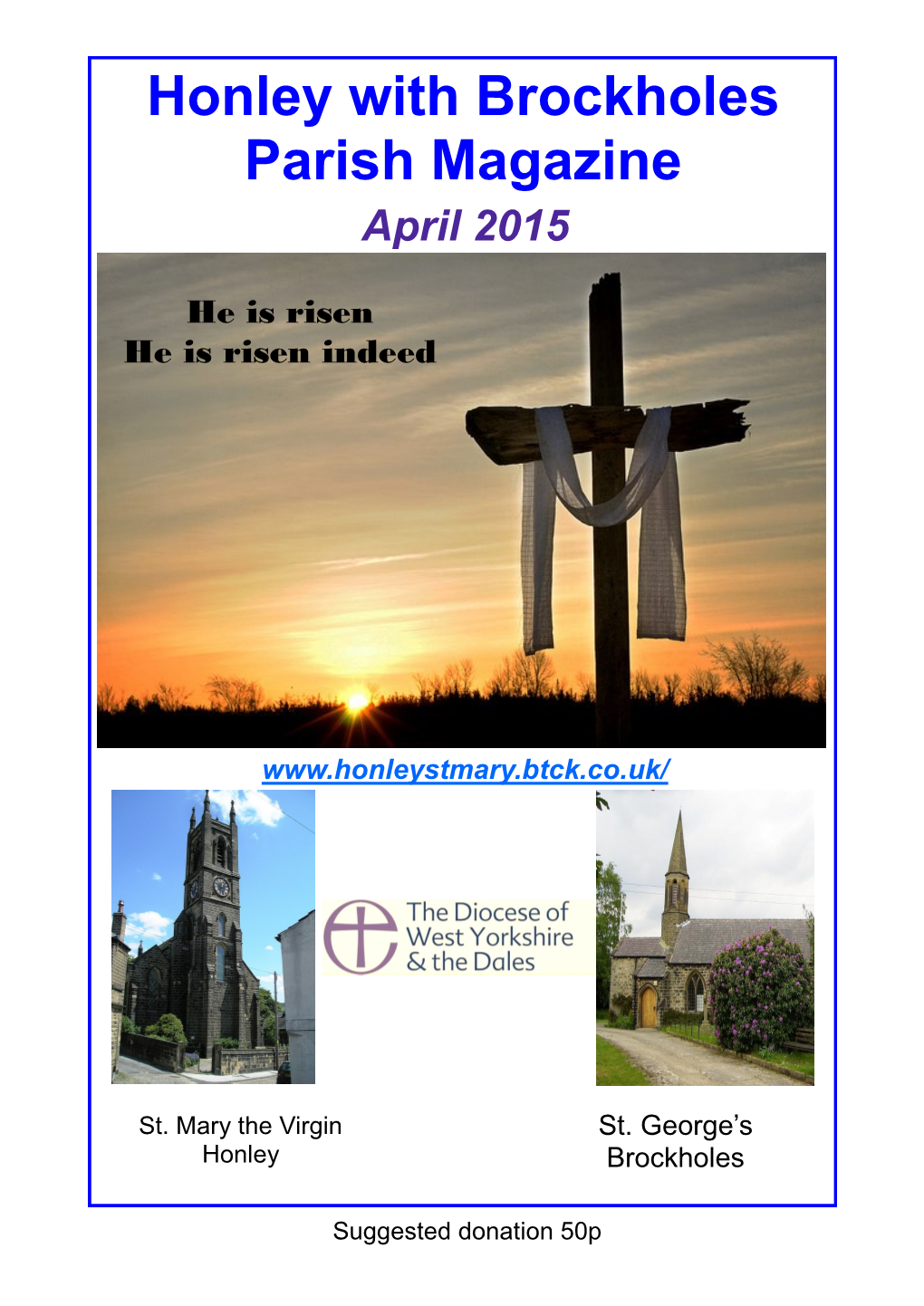 Honley with Brockholes Parish Magazine April 2015