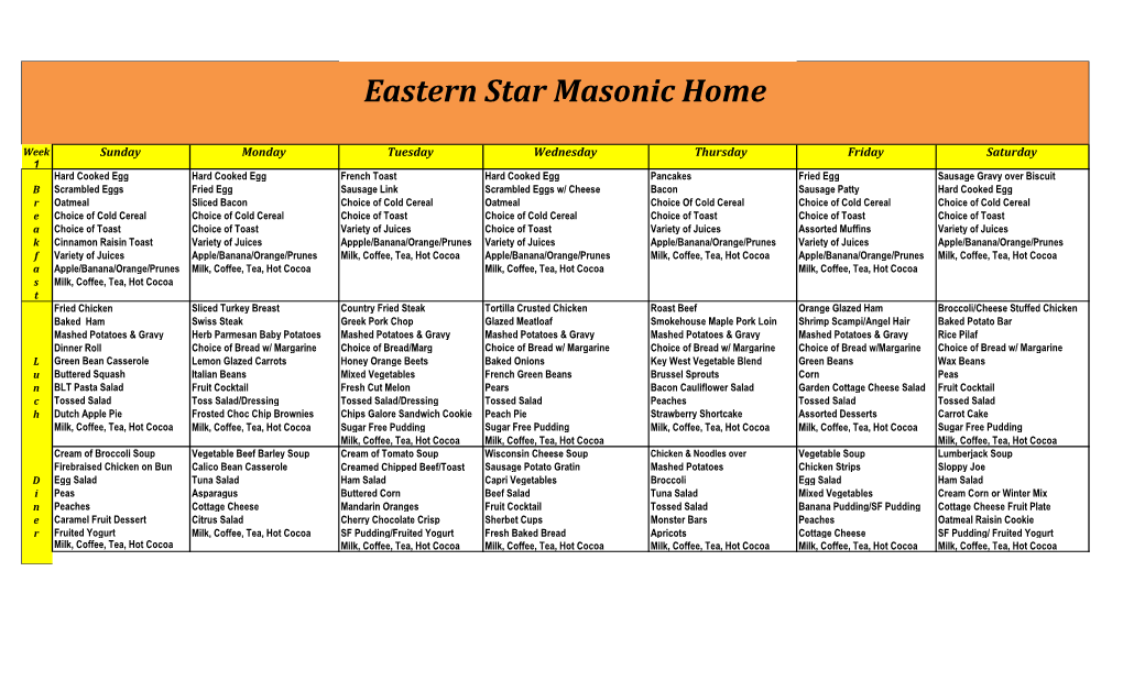Eastern Star Masonic Home