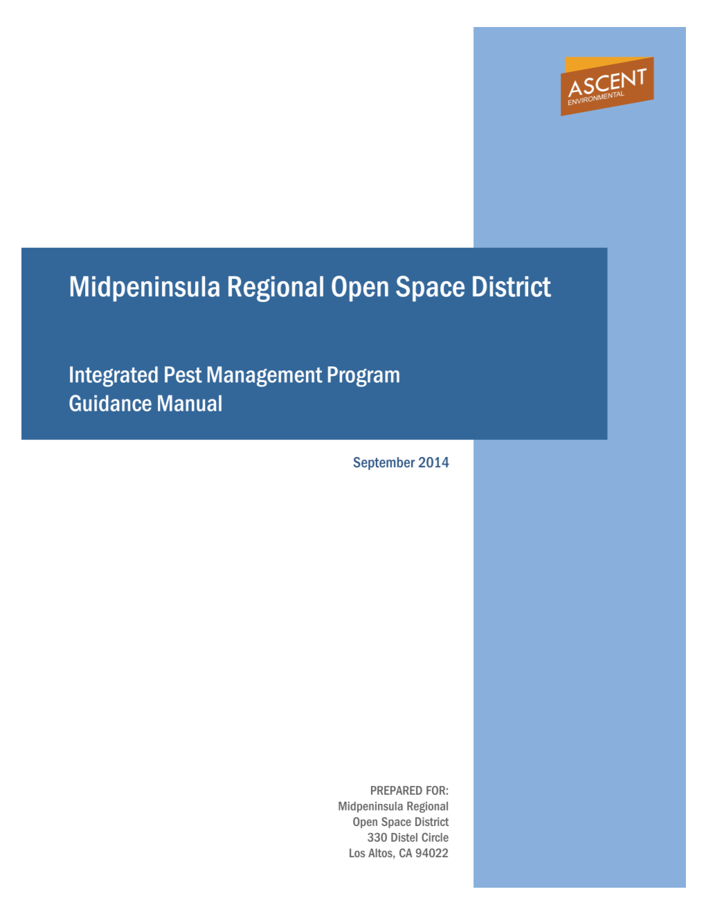 Integrated Pest Management Program Guidance Manual