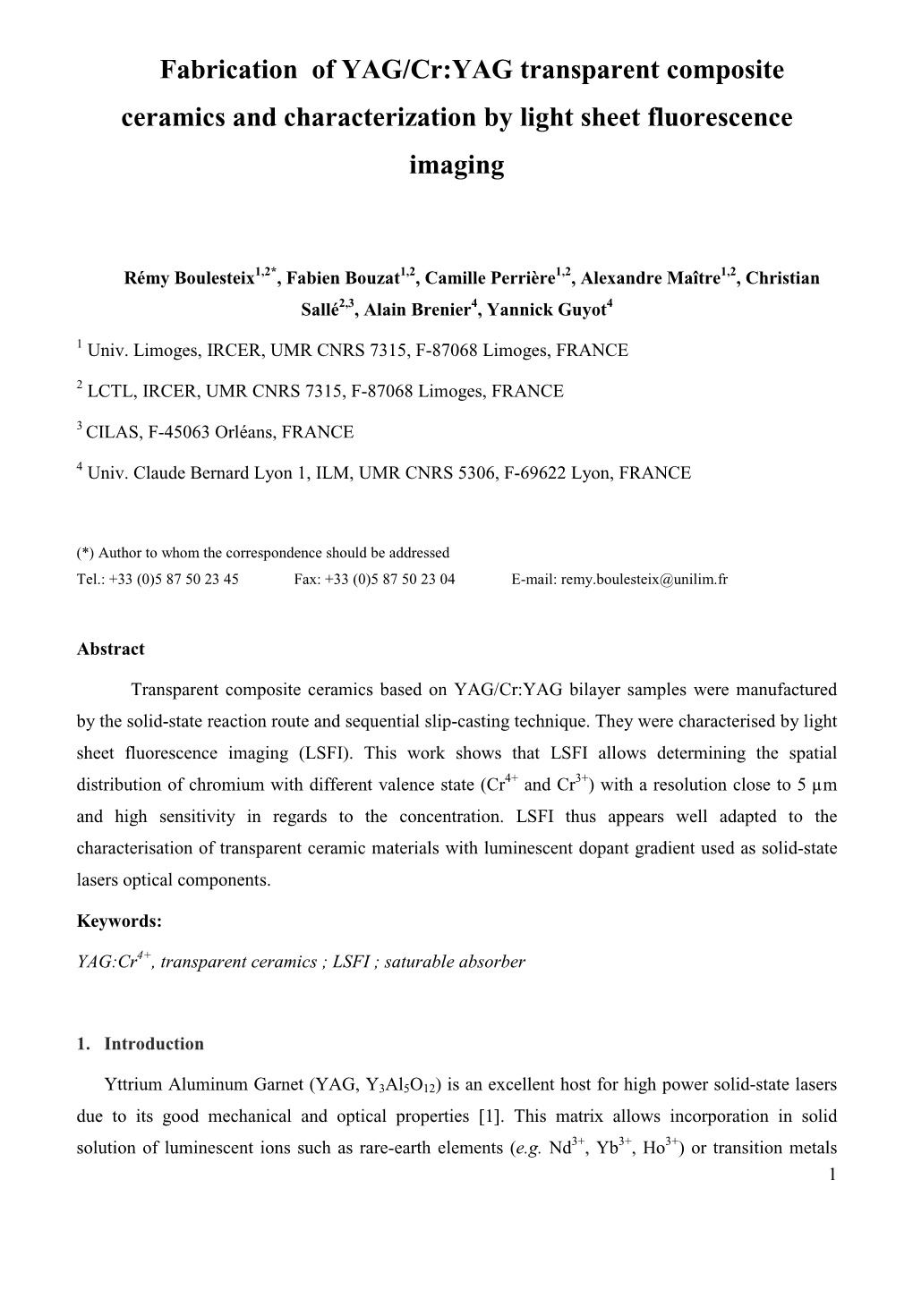 Reaction-Sintering Mechanisms of Yttrium-Aluminum Based Garnet