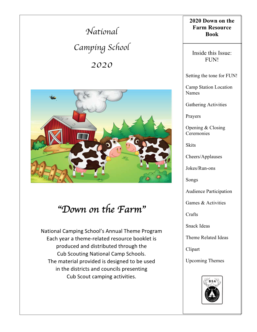 “Down on the Farm” Crafts