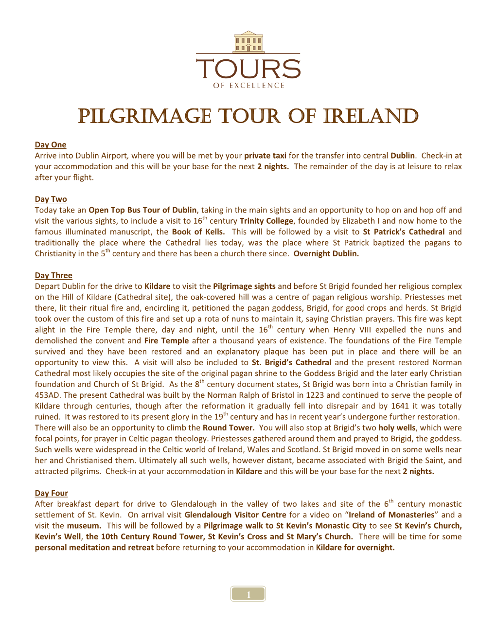Irish Pilgrimage