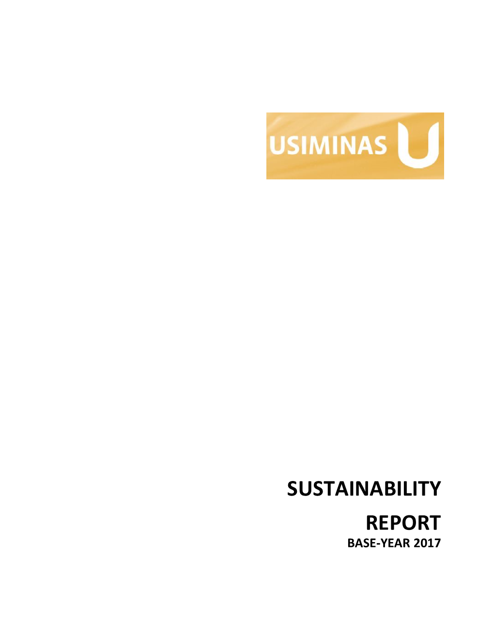 Sustainability Report Base-Year 2017