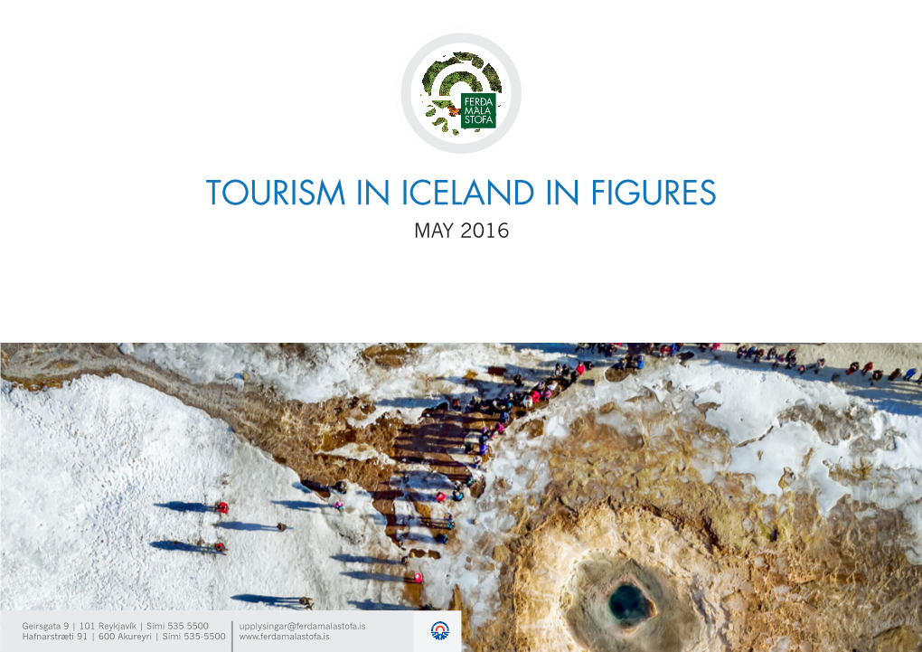 Tourism in Iceland in Figures May 2016