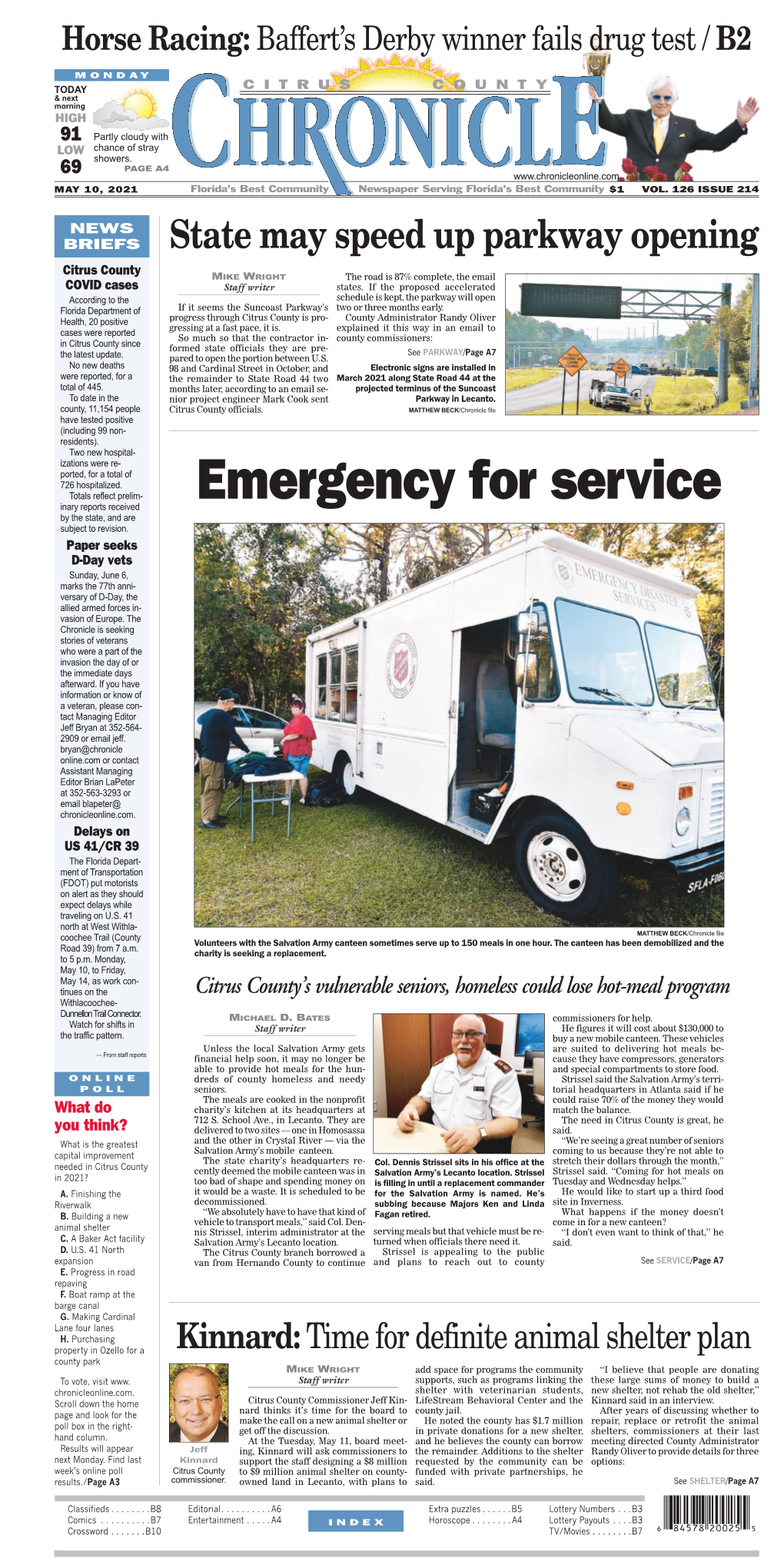 Florida’S Best Community Newspaper Serving Florida’S Best Community $1 VOL