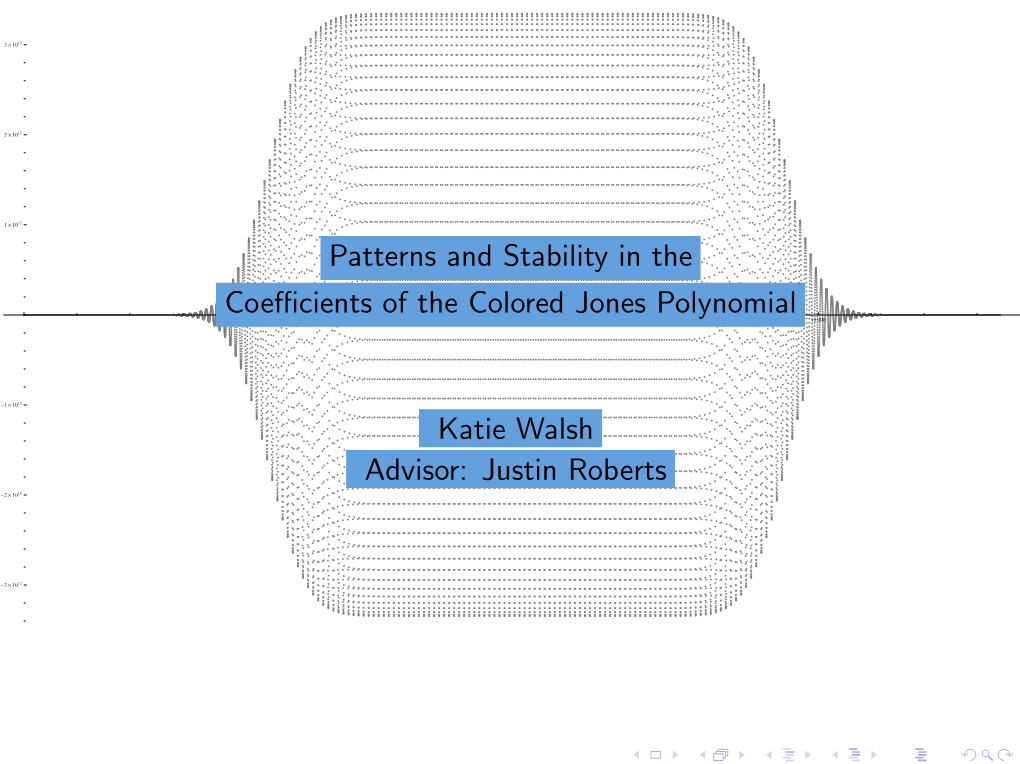 Patterns and Stability in the Coefficients of the Colored Jones