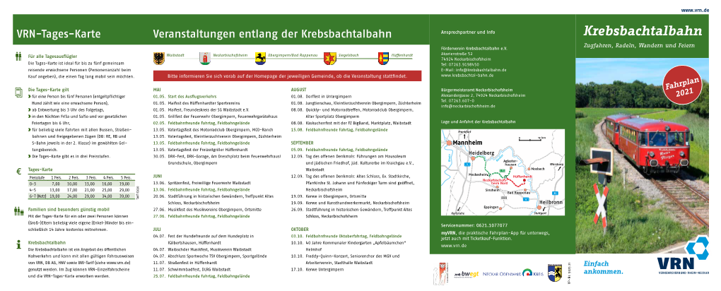 Krebsbachtalbahn Ansprechpartner Und Info Krebsbachtalbahn