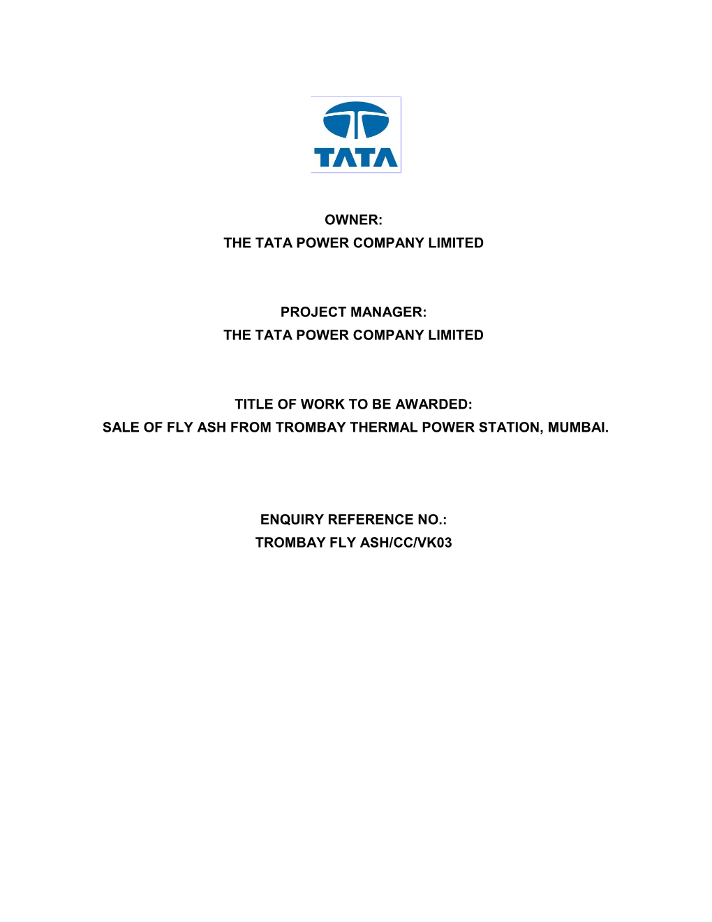 The Tata Power Company Limited Project Manager