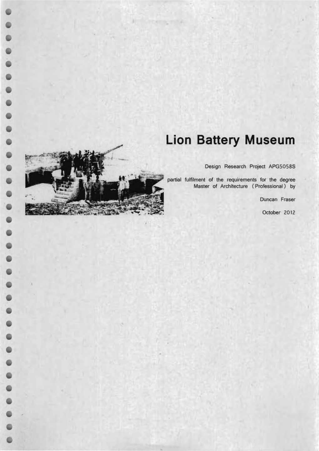 Lion Battery Museum