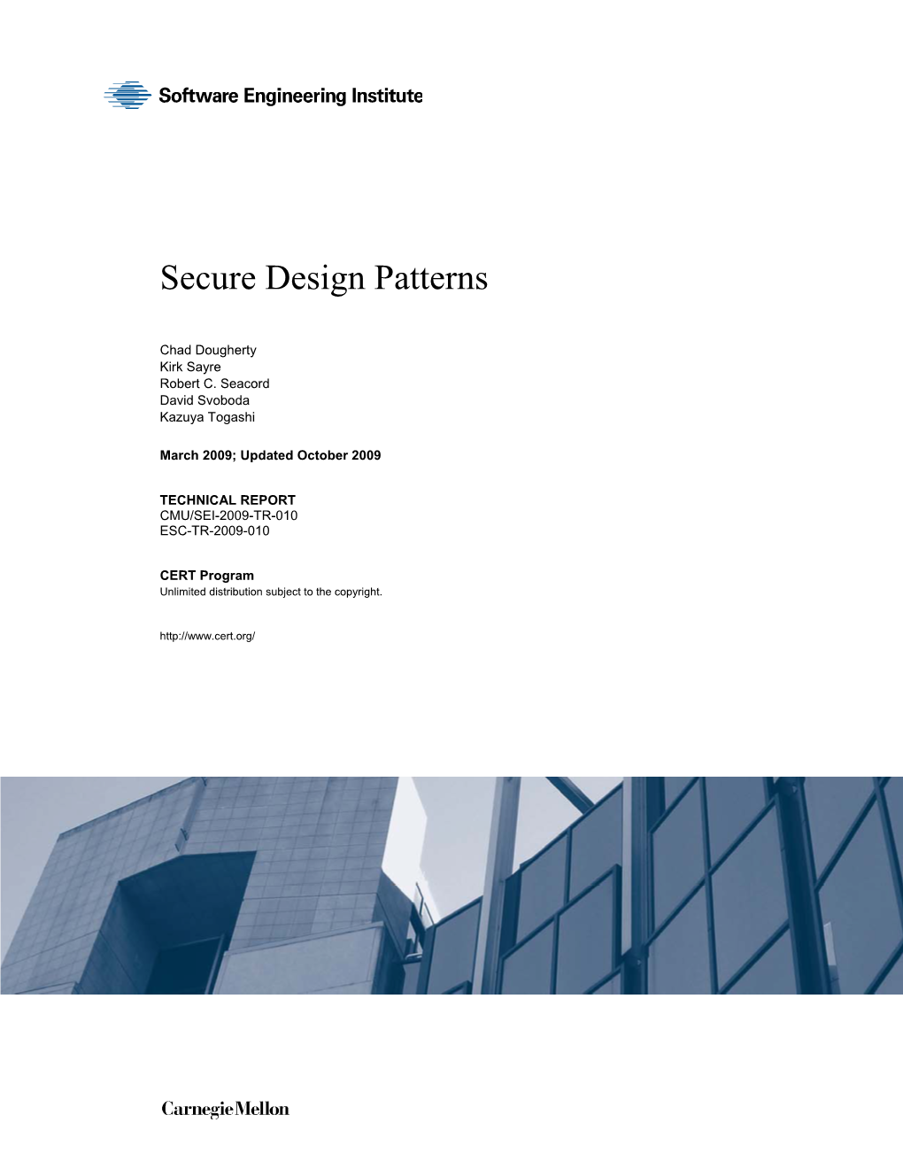 Secure Design Patterns