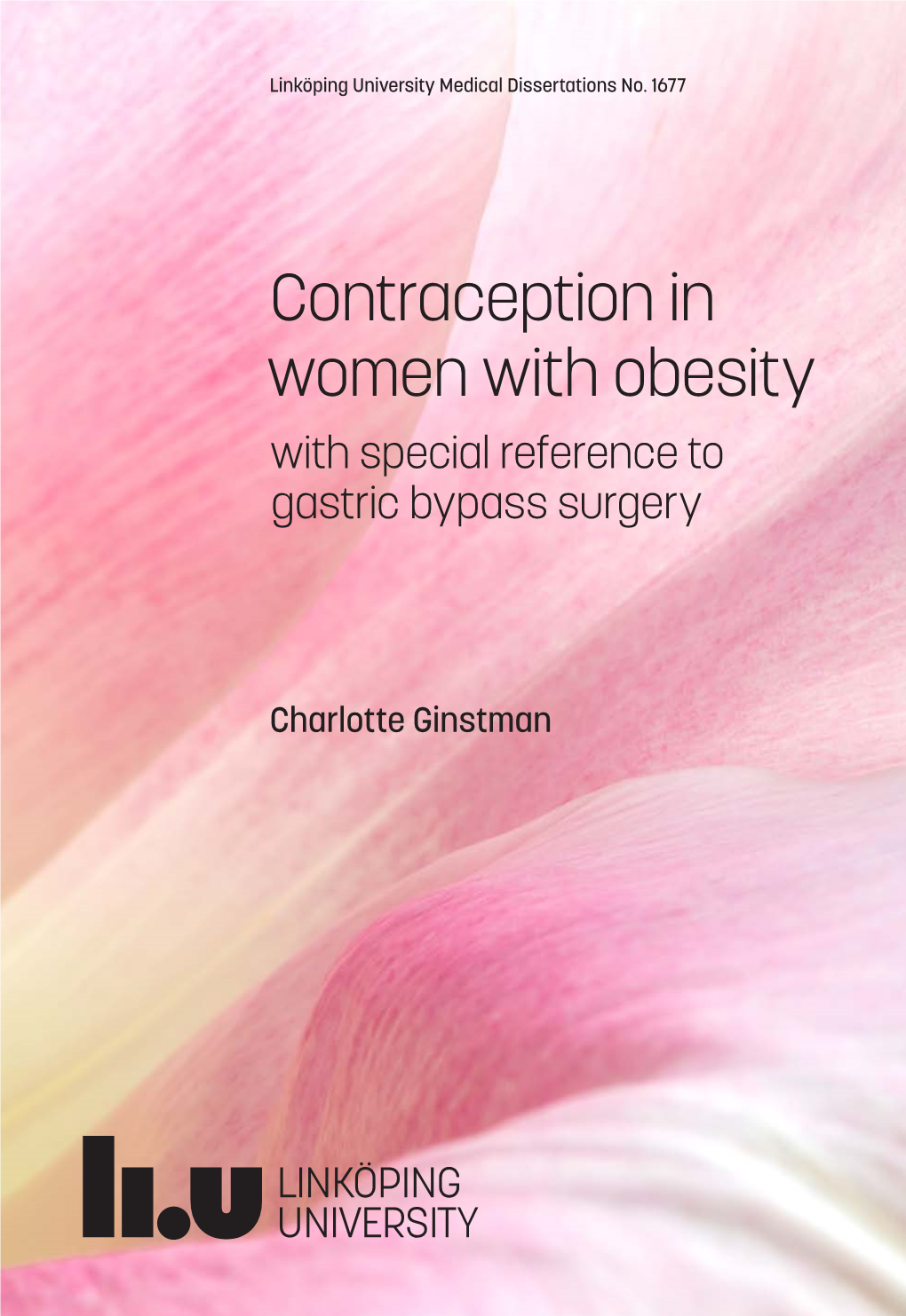 Contraception in Women with Obesity with Special Reference to Gastric Bypass Surgery