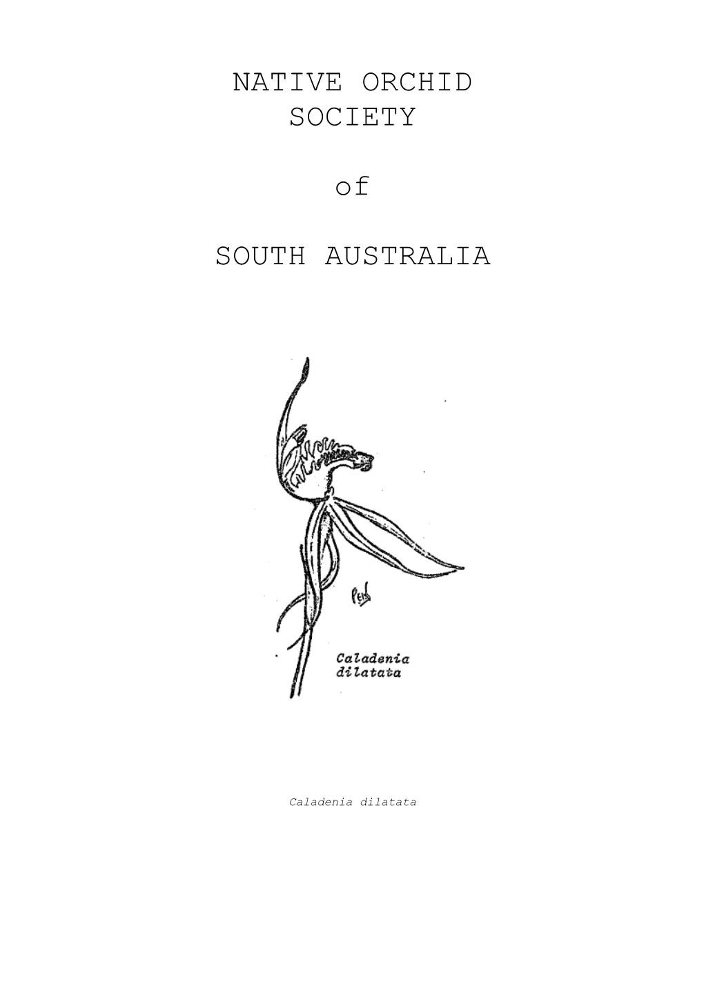 Native Orchid Society of South Australia