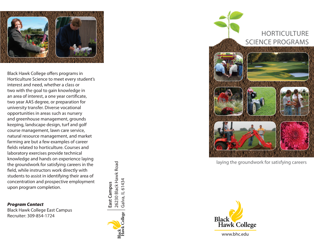 Horticulture Science Programs