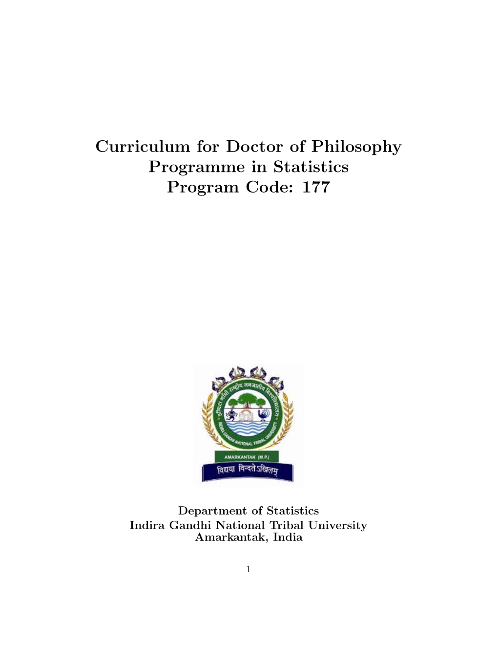 Ph.D. (Statistics)