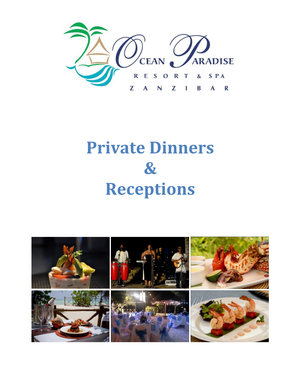 Private Dinners & Receptions