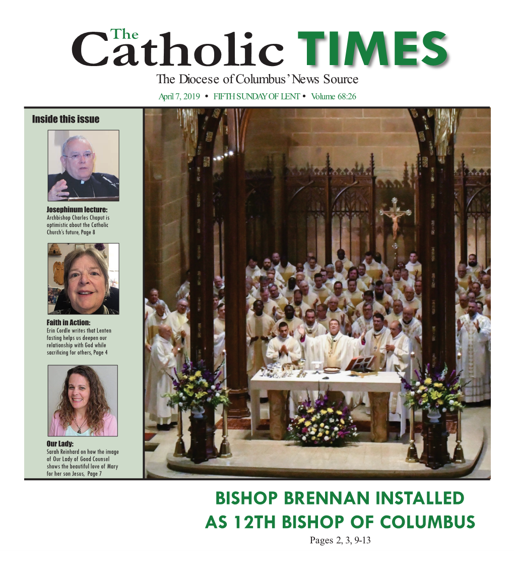 Bishop Brennan Installed As 12Th Bishop of Columbus