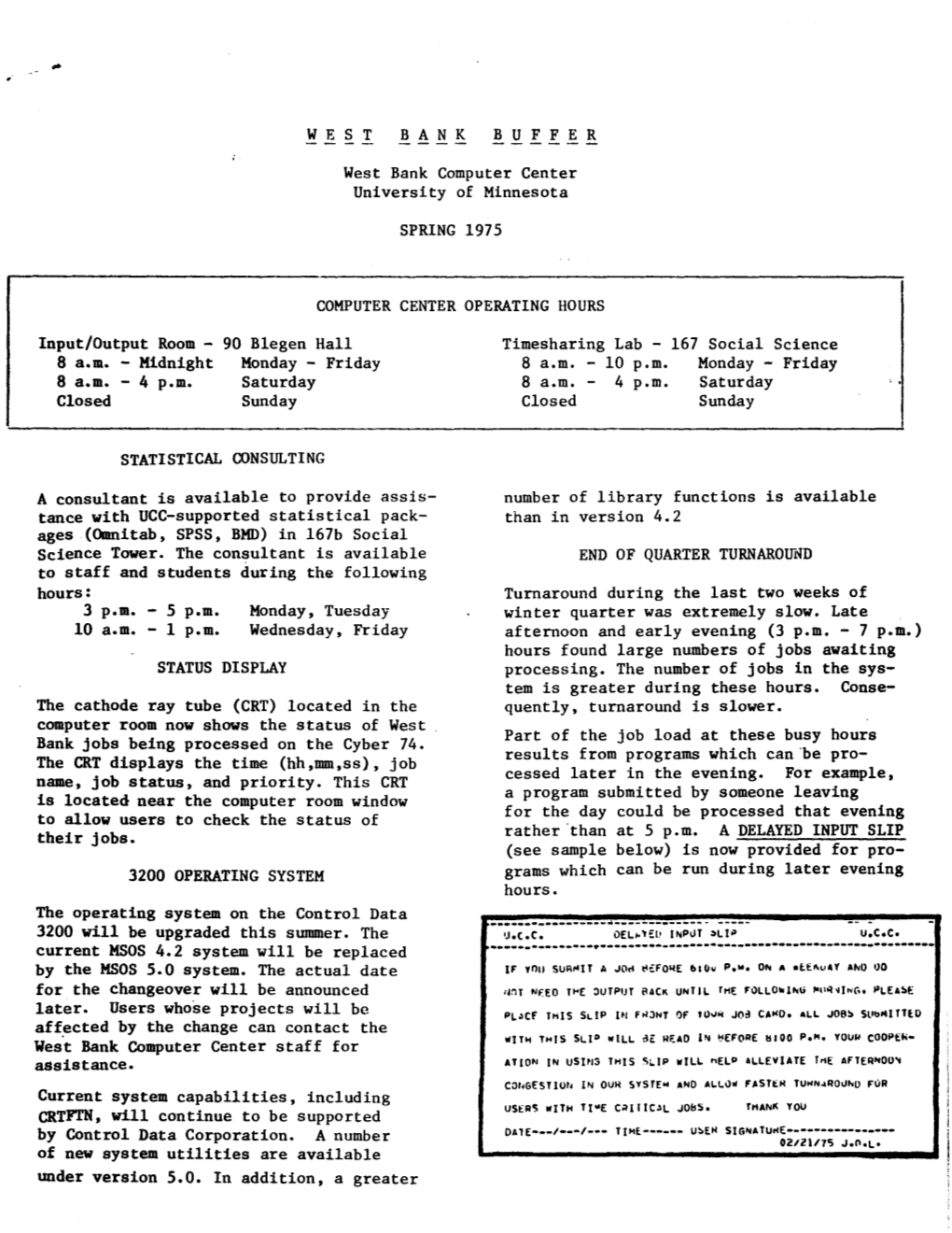 West Bank Buffer Spring 1975.Pdf