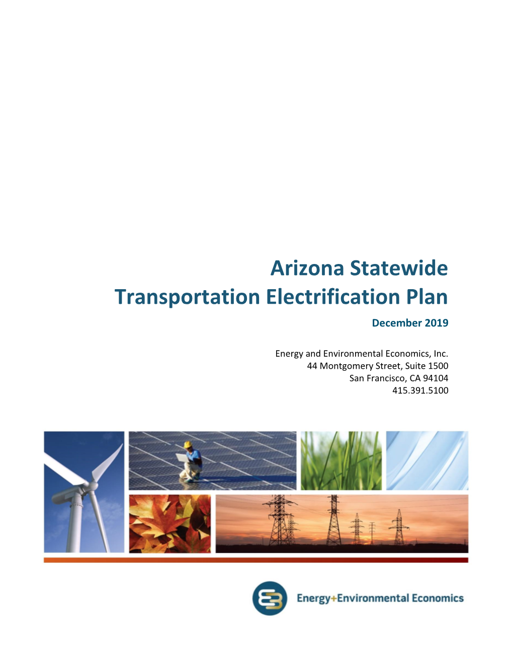 Arizona Statewide Transportation Electrification Plan December 2019