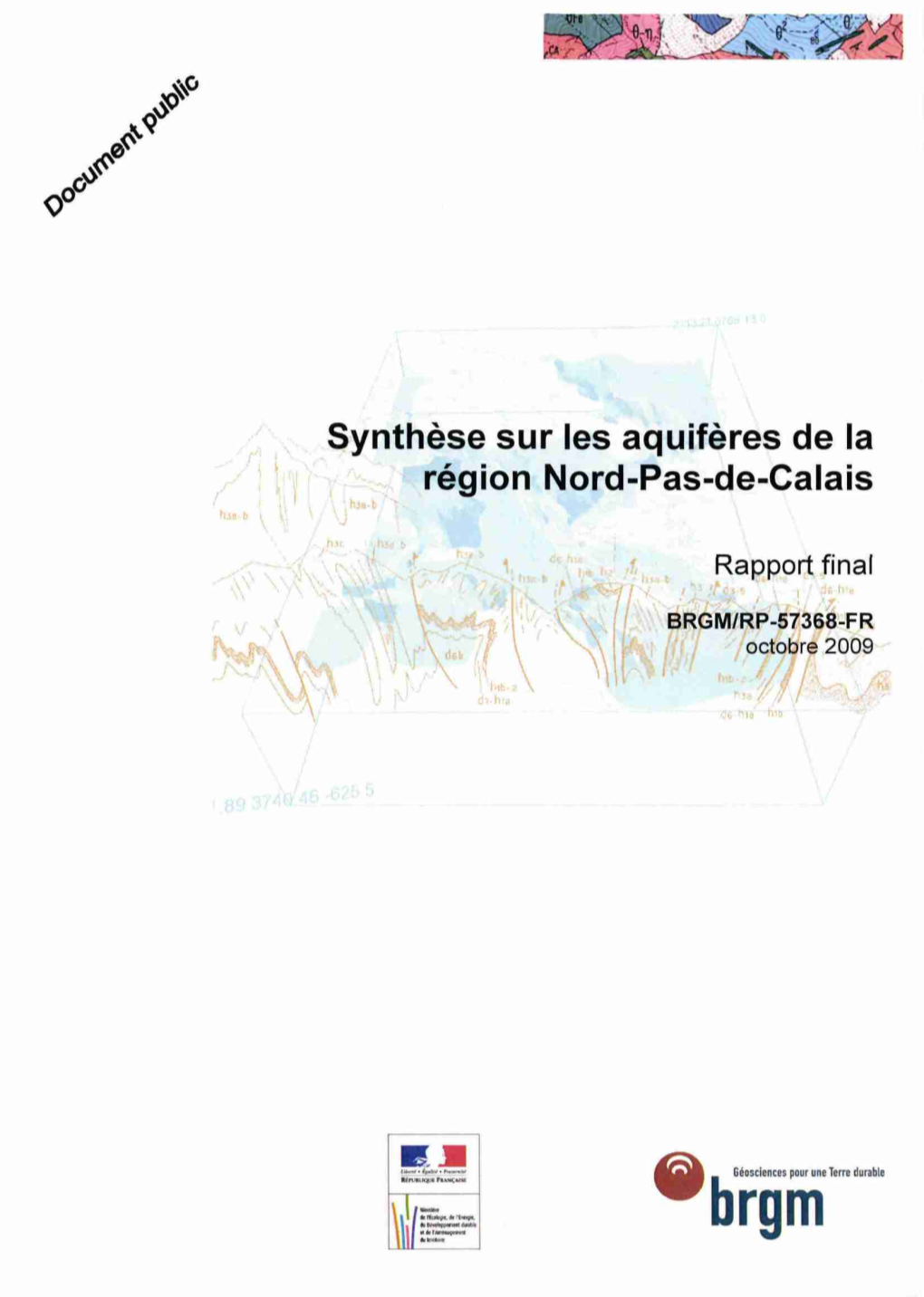 Synthèse Sur Les Aquifères De La Région Nord-Pas-De-Calais