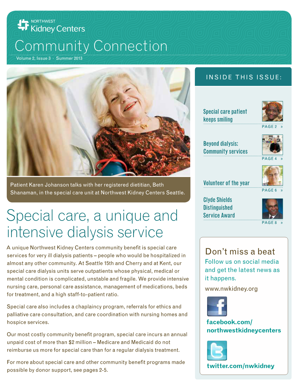Special Care, a Unique and Intensive Dialysis Service