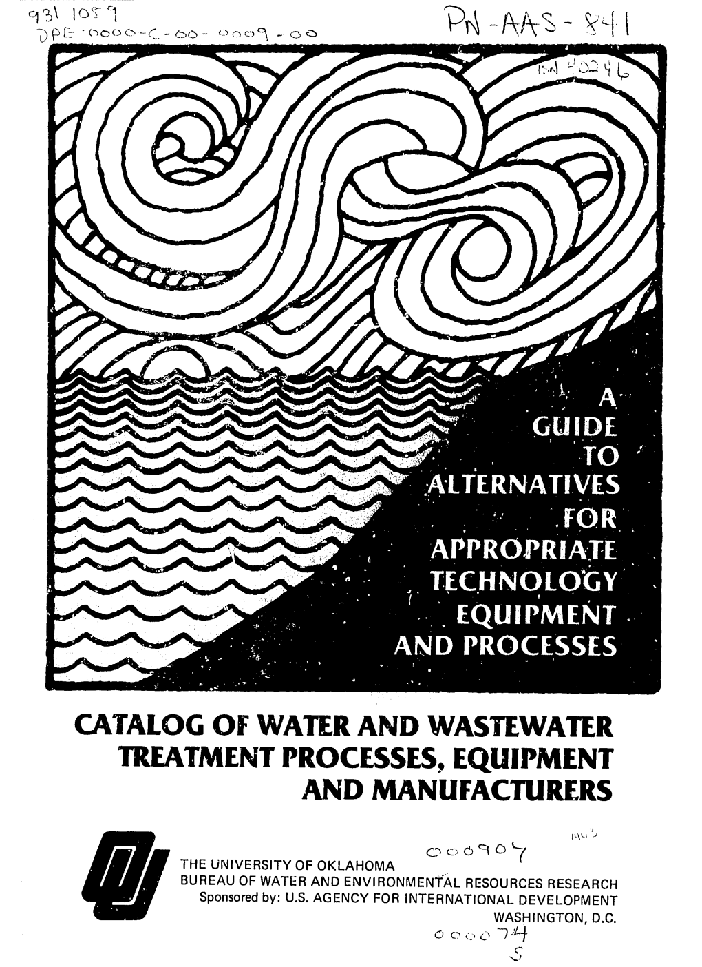Catalog of Water and Wastewater Treatment Processes, Equipment and Manufacturers