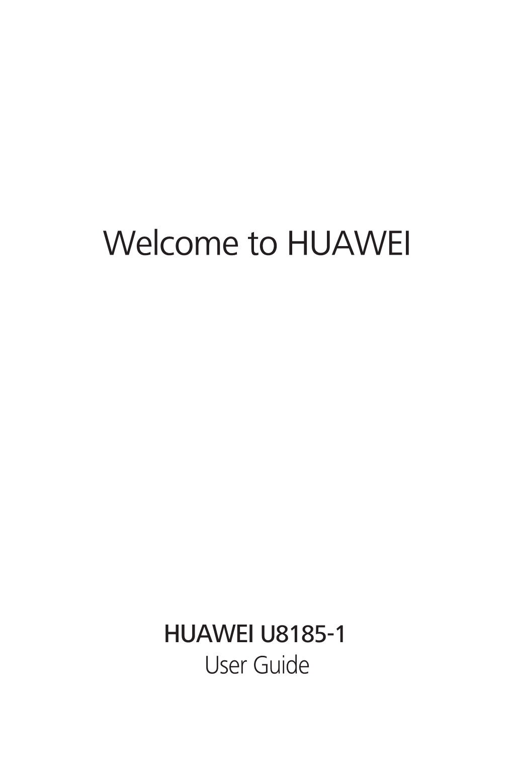 Huawei Ascend Y100 Manual