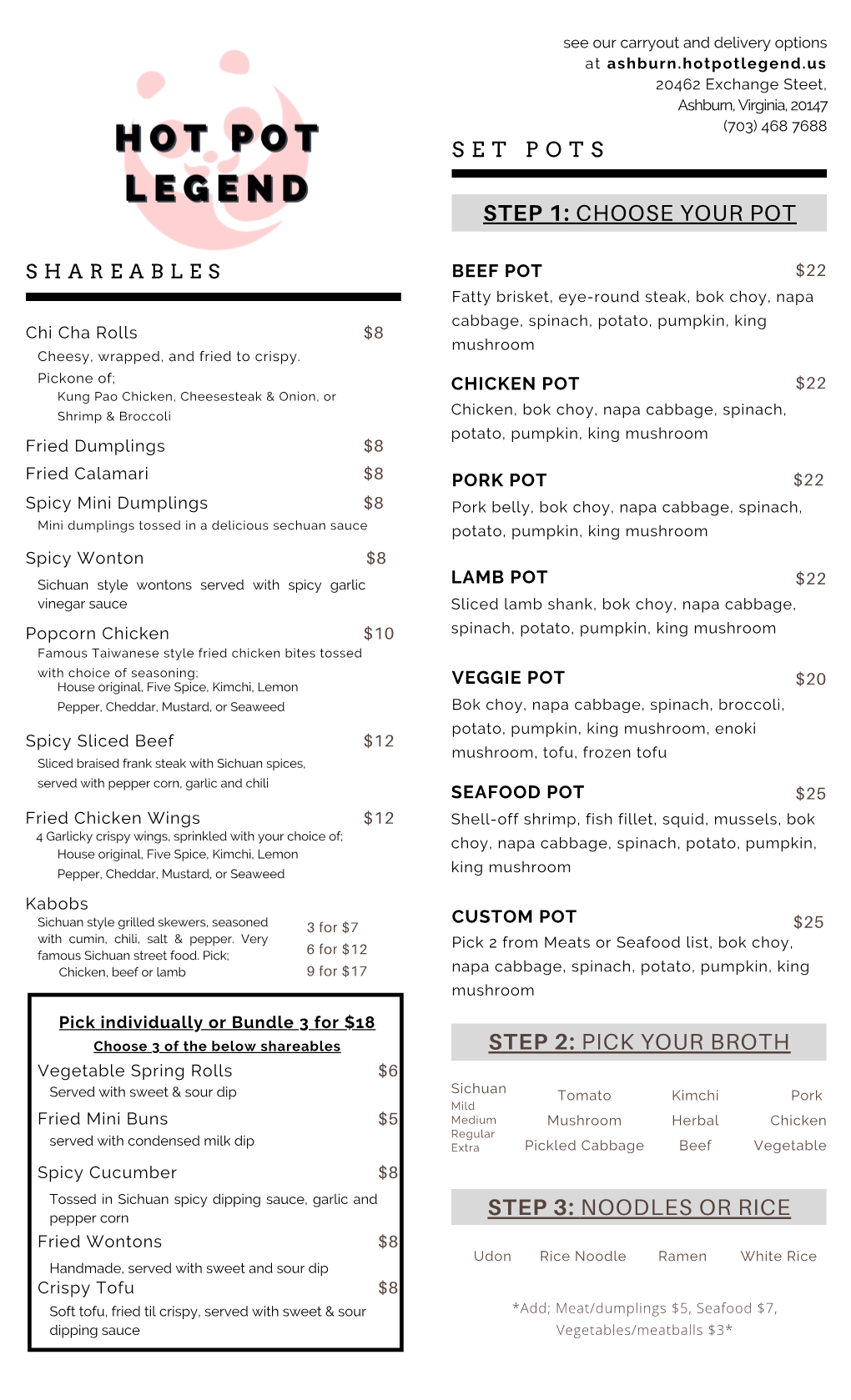 Carry out Menu 5.3.2021