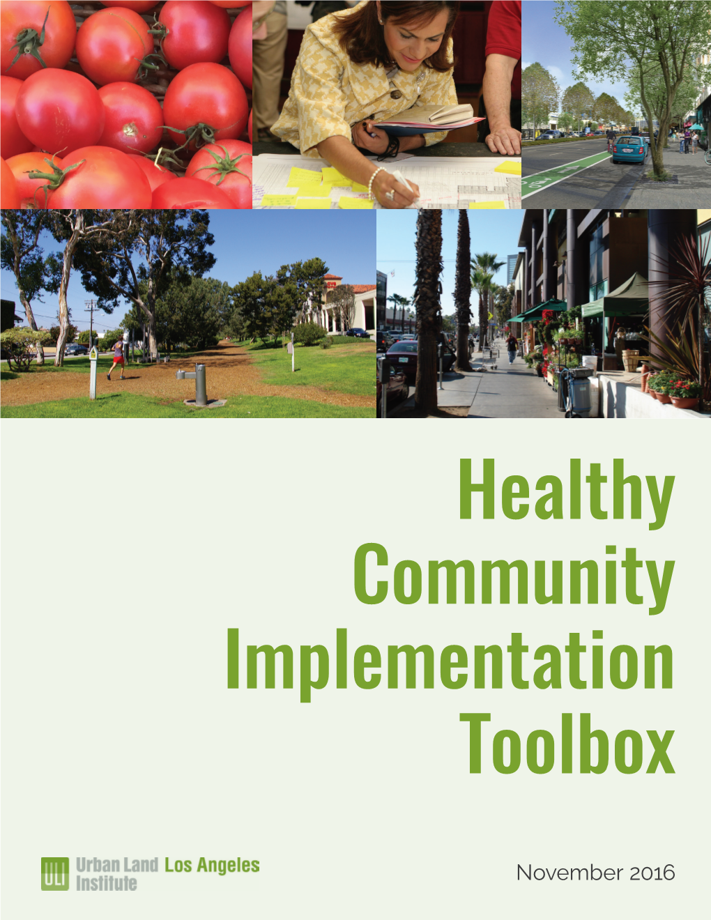 Healthy Community Implementation Toolbox