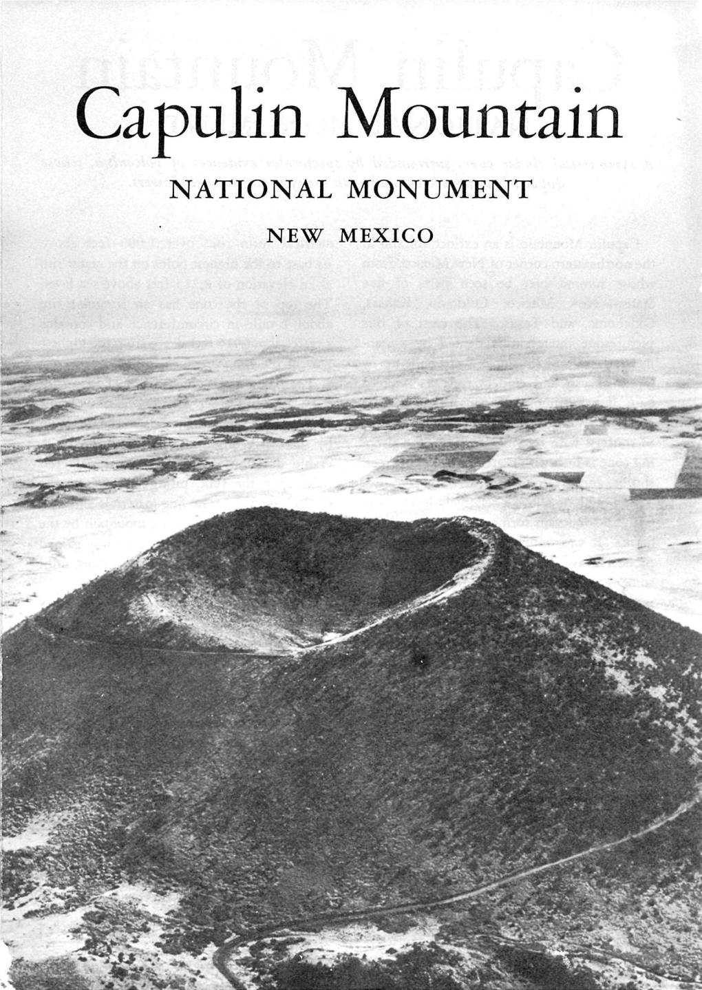 Capulin Mountain NATIONAL MONUMENT