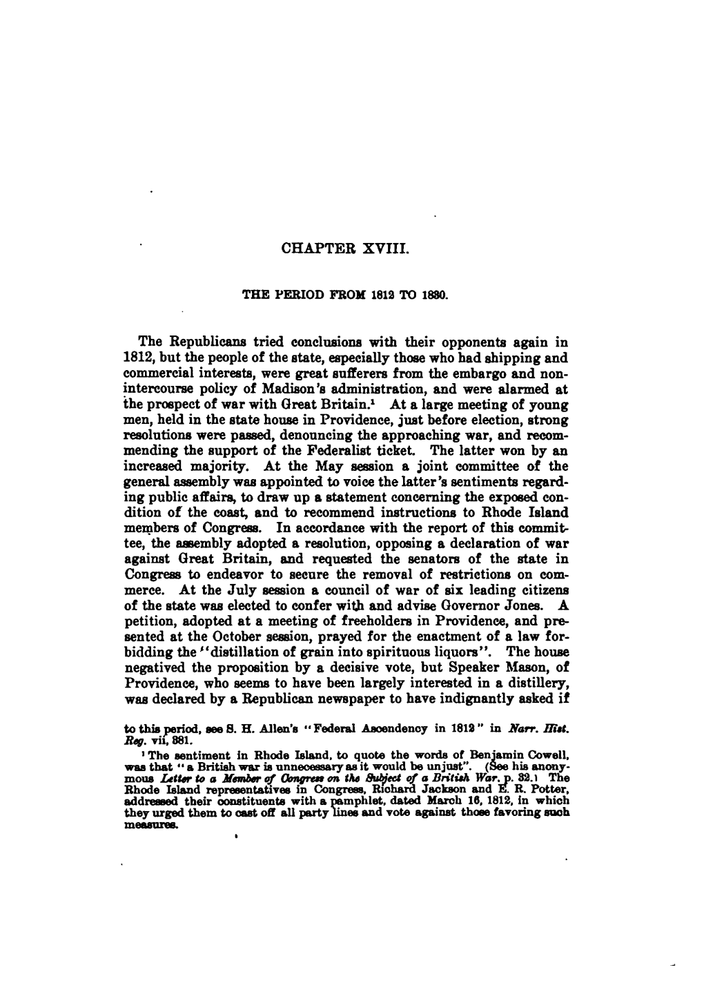 State of Rhode Island and Providence Plantations at the End of the Century