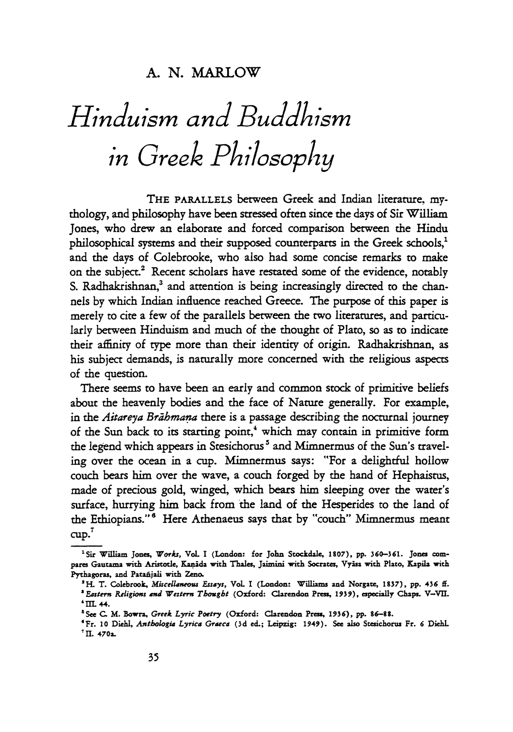 HINDUISM and BUDDHISM in GREEK PHILOSOPHY 41 of Animalsand the Vegetariandiet