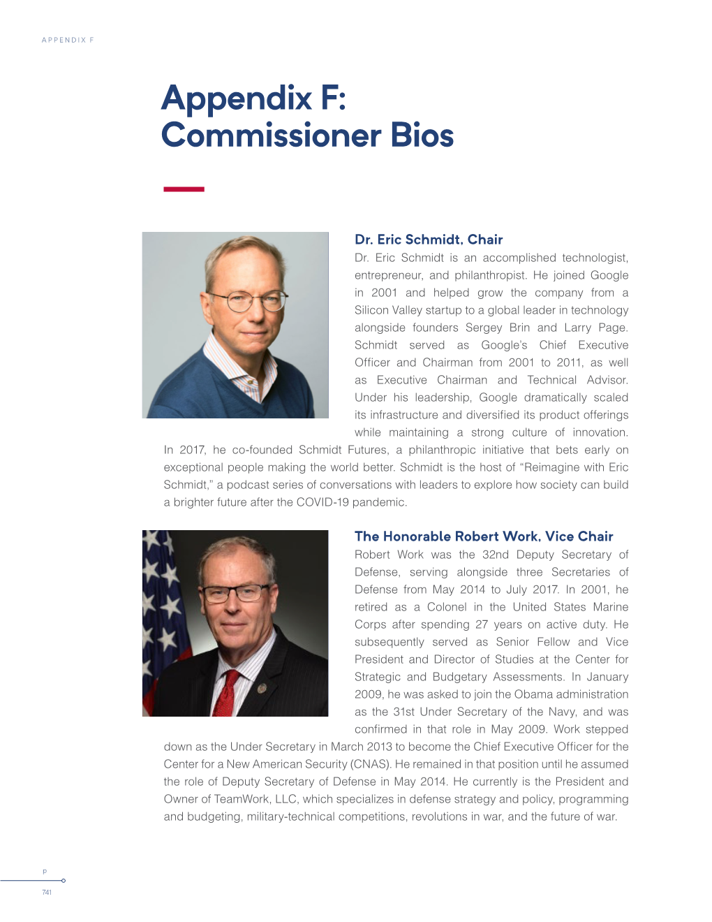 Commissioner Bios