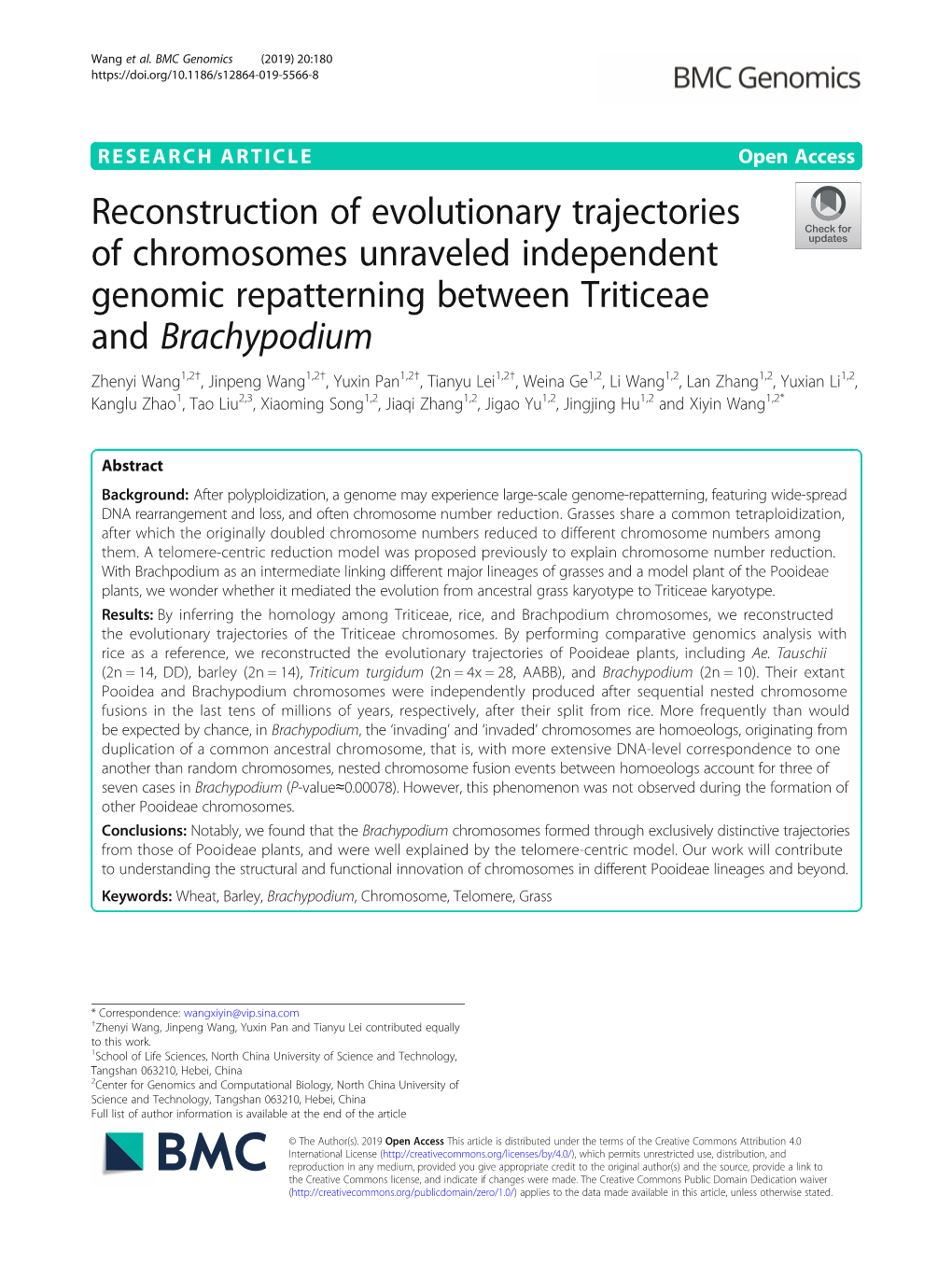 Reconstruction of Evolutionary Trajectories of Chromosomes