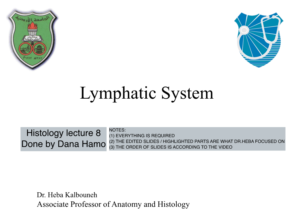 Lymphatic System