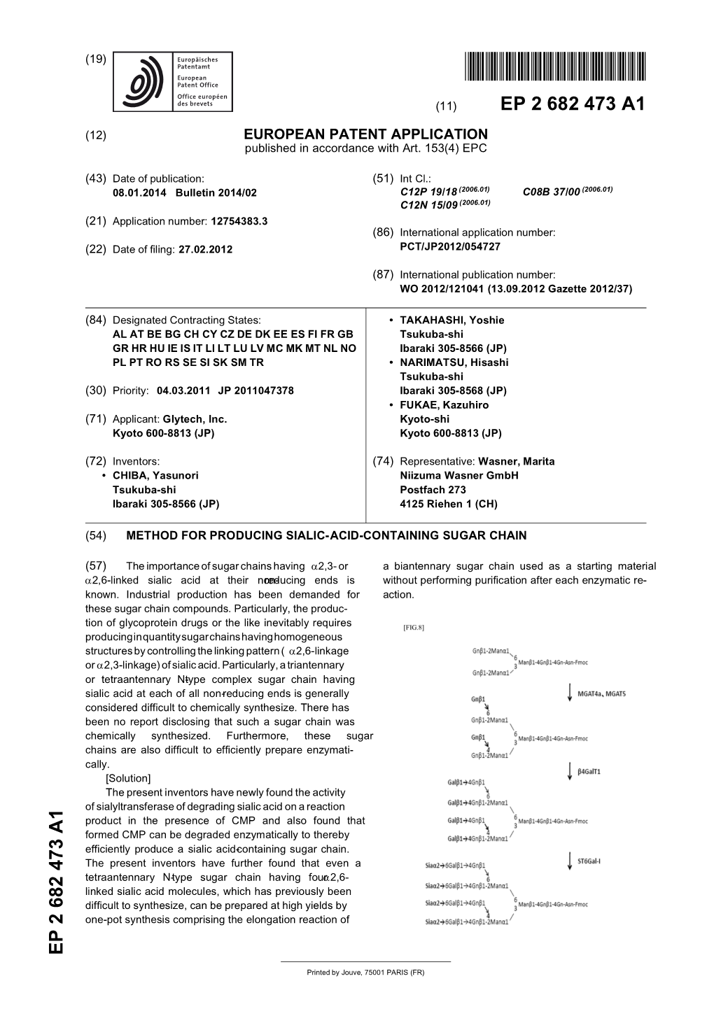 Method for Producing Sialic-Acid-Containing Sugar Chain