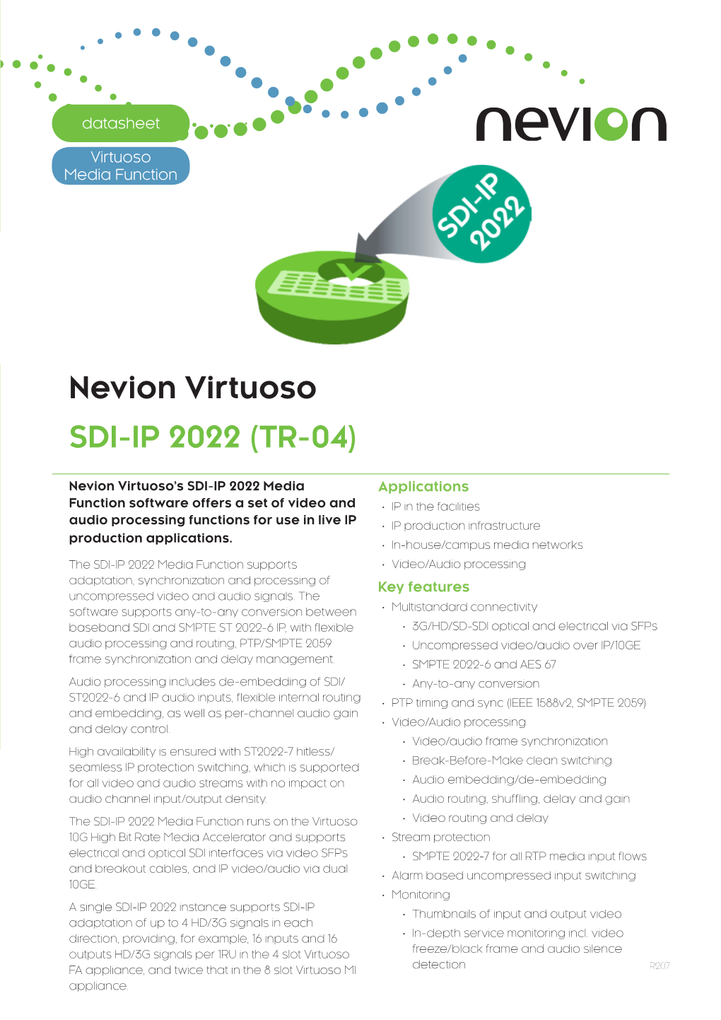 Nevion Virtuoso SDI-IP 2022 (TR-04)