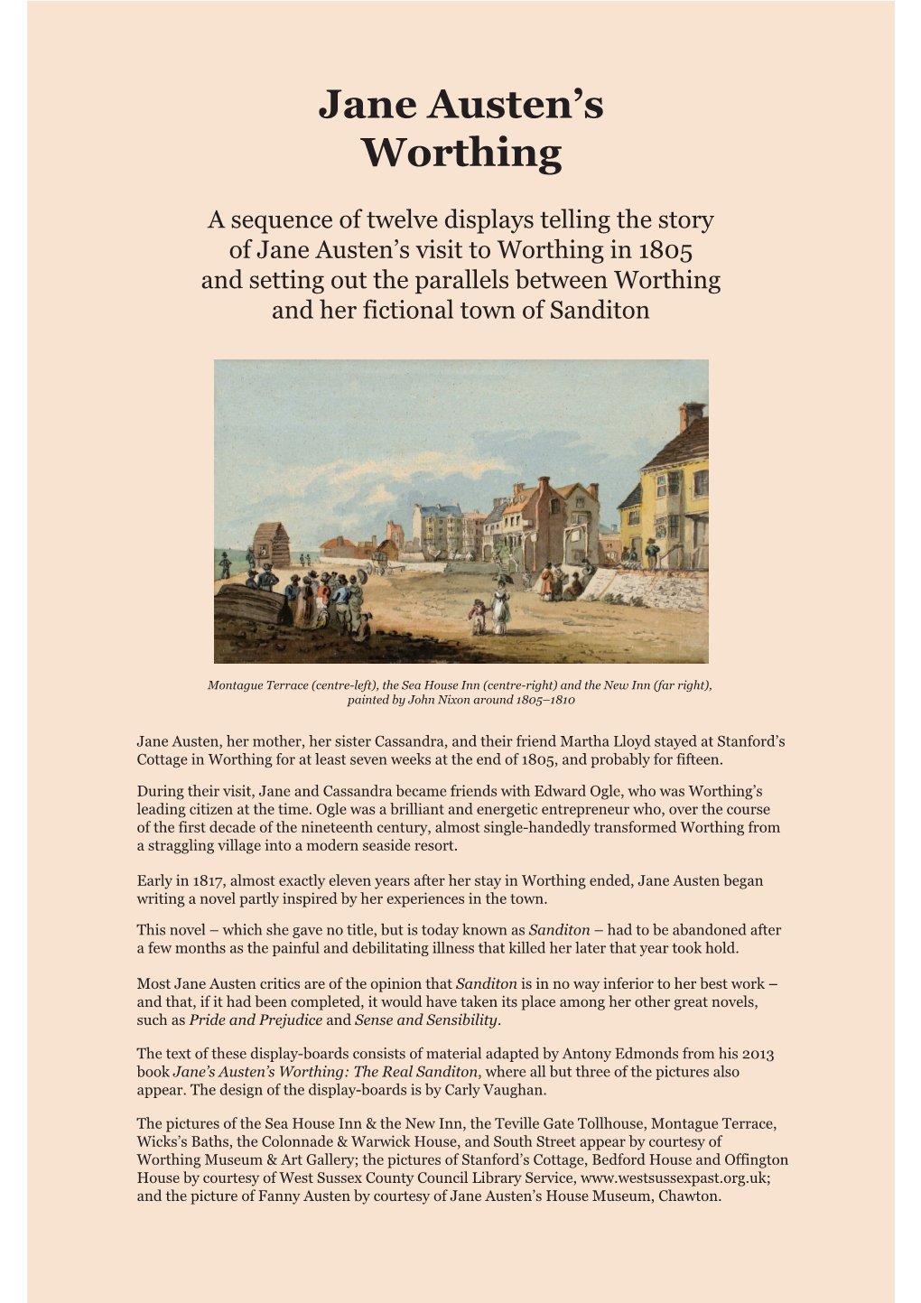 Jane Austen's Worthing