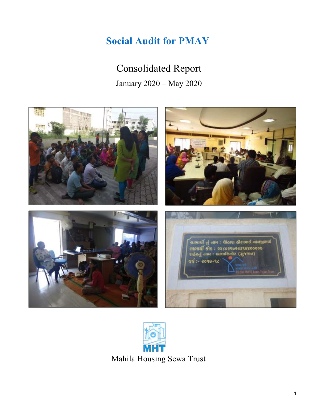 Social Audit for PMAY Consolidated Report