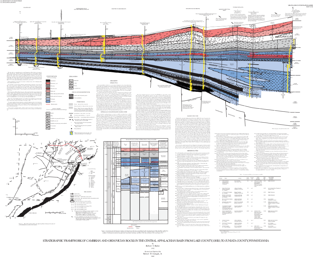 Stratigraphic Framework of Cambrian and Ordovician