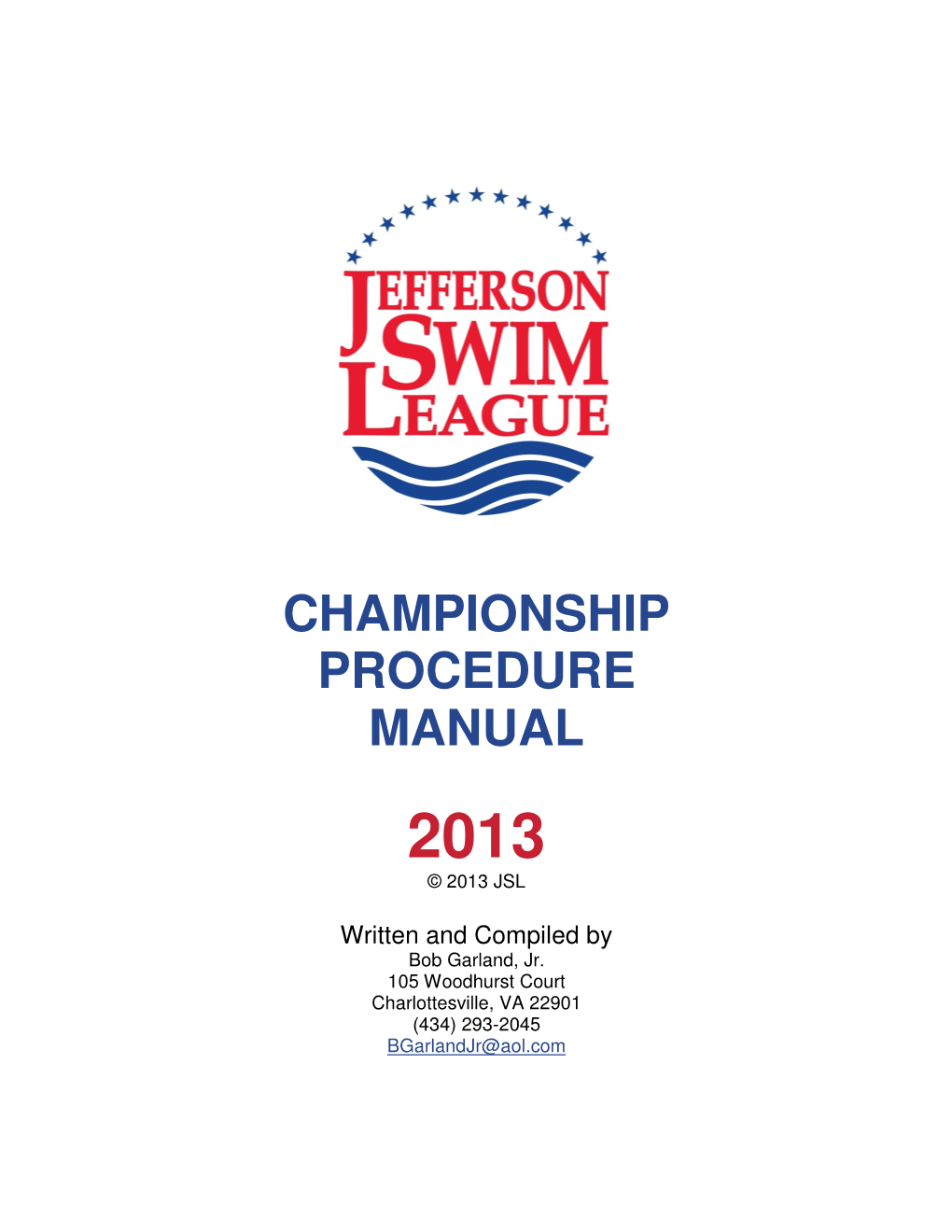 Championship Procedure Manual