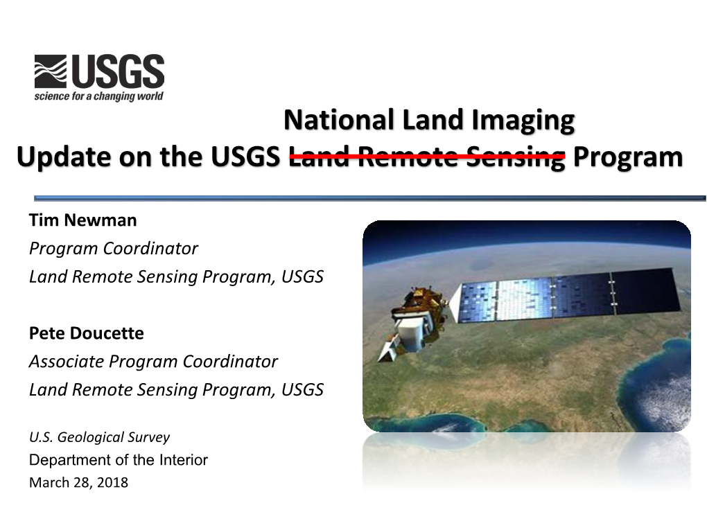 Landsat Overview