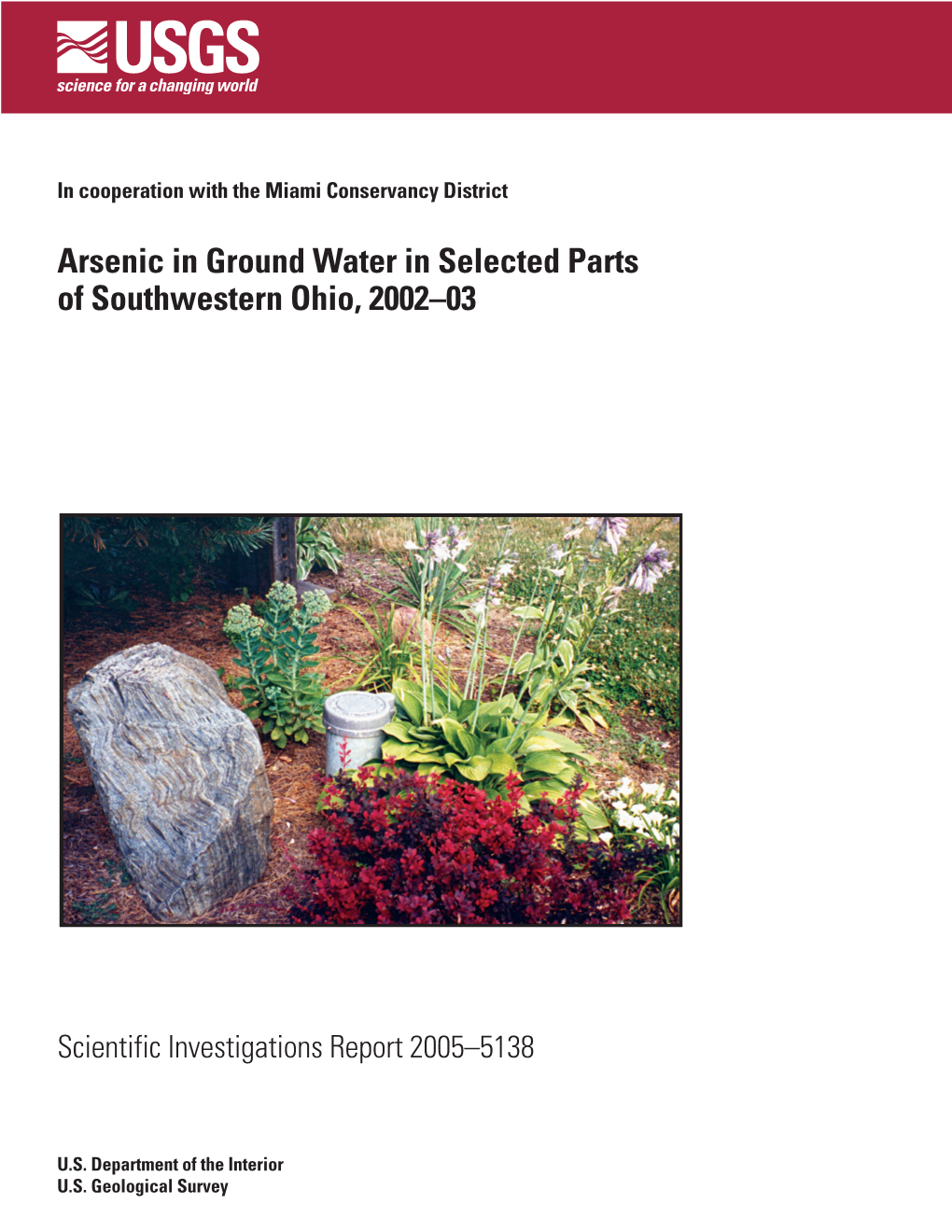 Arsenic in Ground Water in Selected Parts of Southwestern Ohio, 2002-03