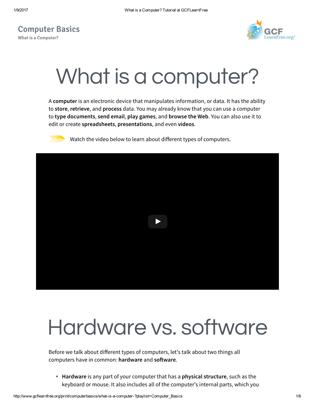 What Is a Computer? Hardware Vs. Software