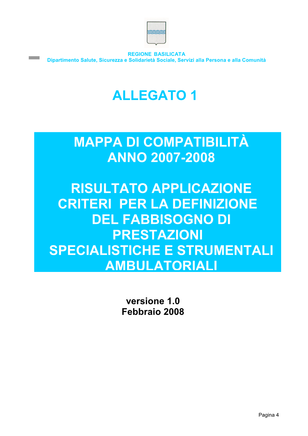 Mappa Di Compatibilità Anno 2007-2008 Risultato