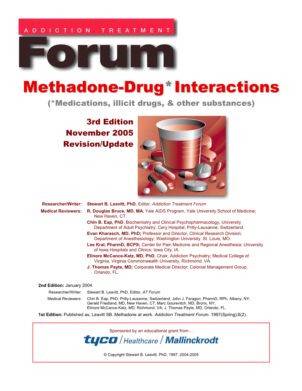 Methadone-Drug Interactions, Page 2