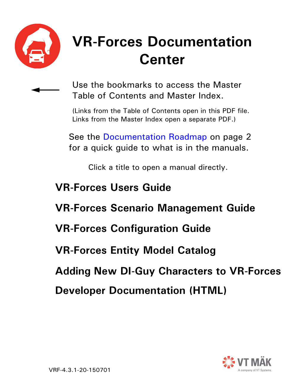 VR-Forces Documentation Center