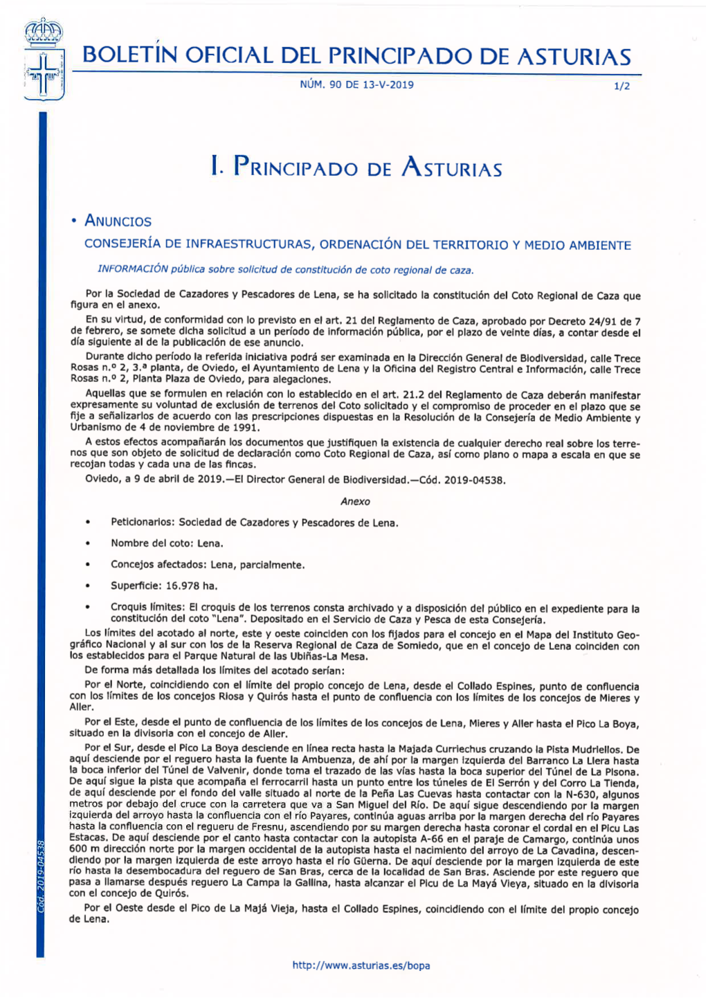 Boletin Oficial Del Principado De Asturias