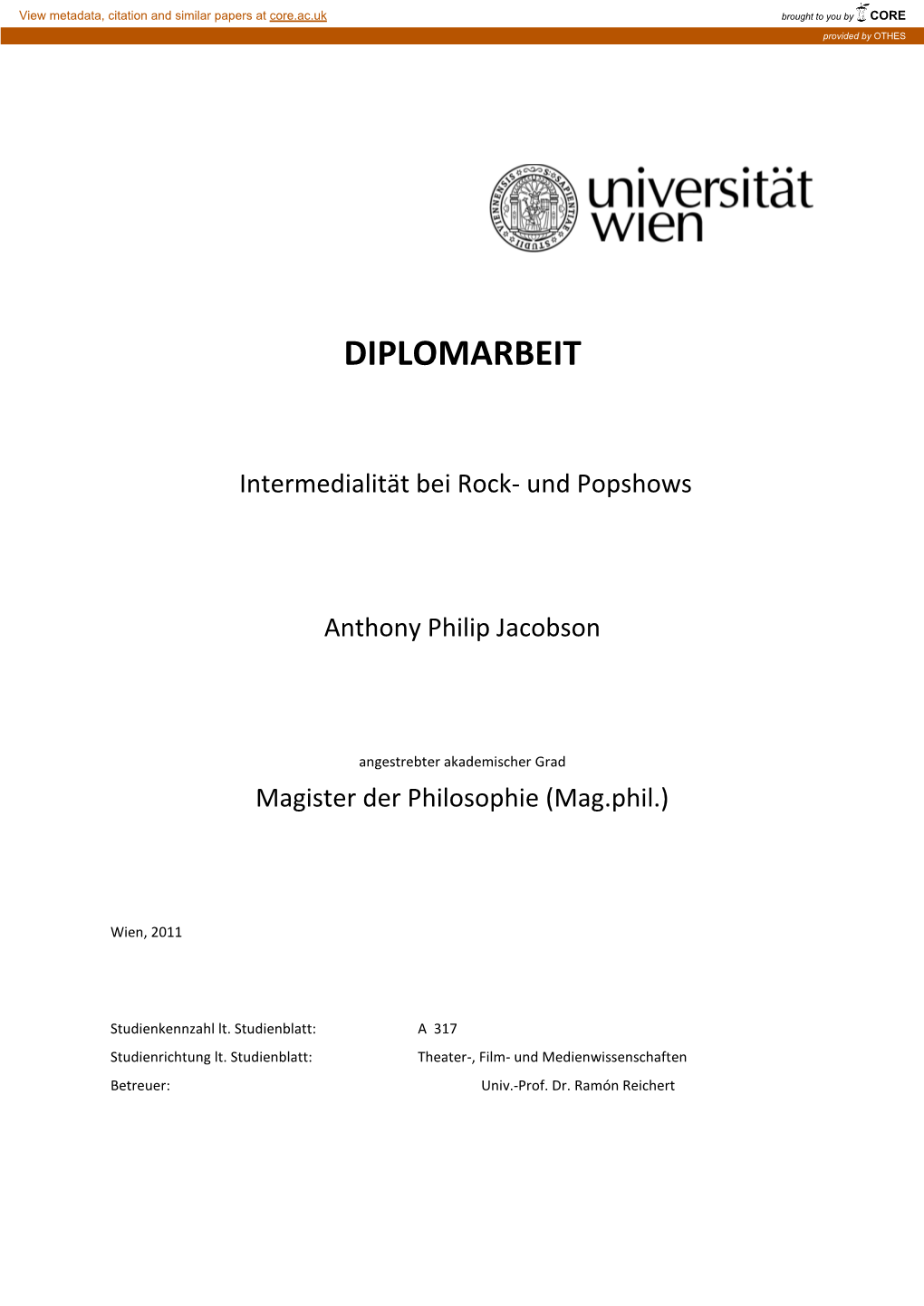 Diplomarbeit