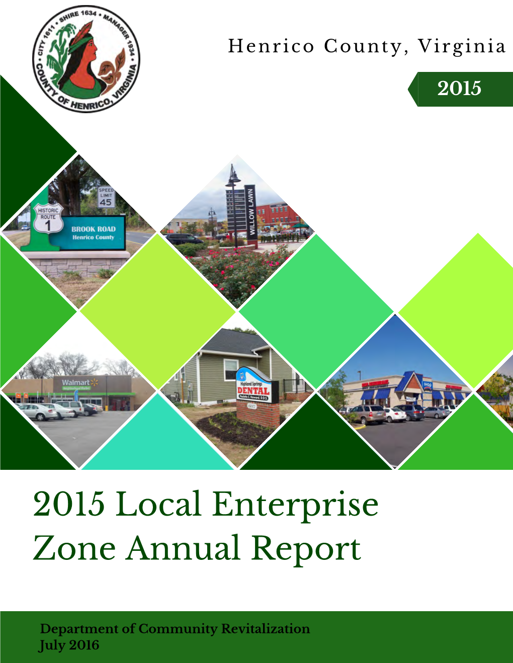2015 Local Enterprise Zone Annual Report